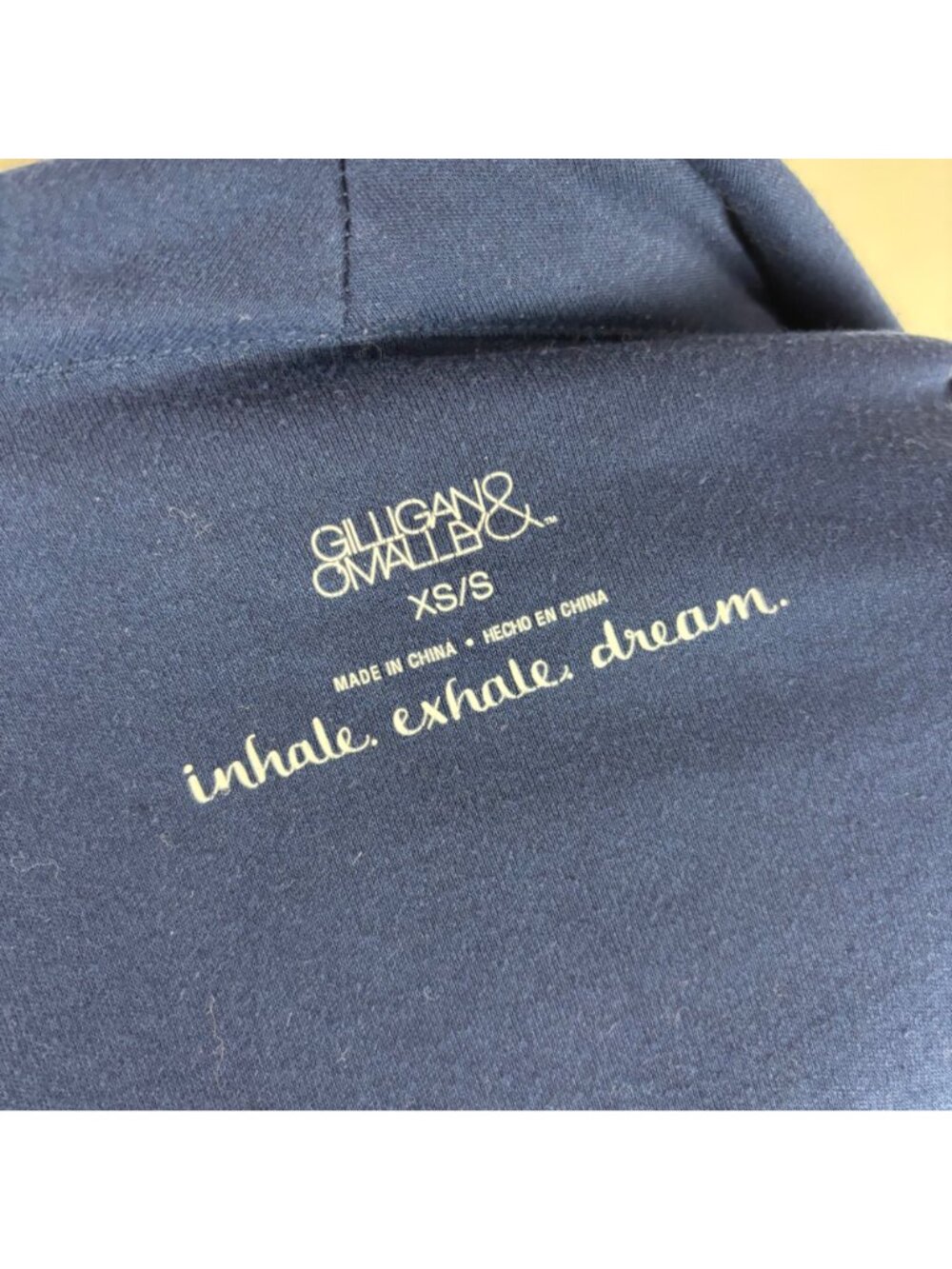Gilligan & O'Malley Dark Blue Robe Womens XS/S Solid Above The Knee Lounge Sleep - Picture 10 of 10